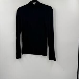 NWOT Active Basic Black Stretchy turtleneck